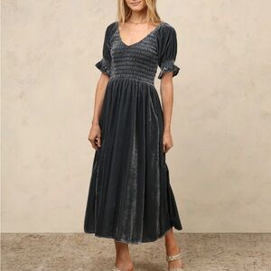 Noralee Adele Dress Midnight Blue Small